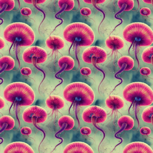 Octopus Seamless Pattern red
