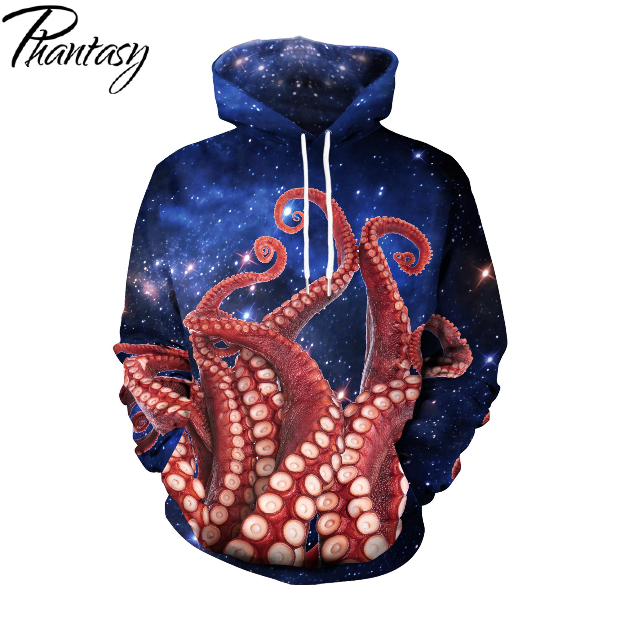 Sweatshirt Hoodie AWDiS Octopus