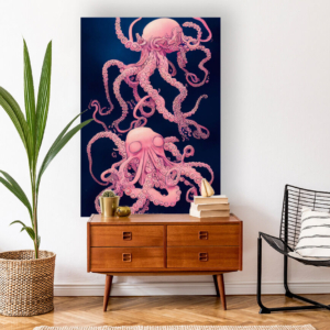 Abstract art octopus 1 - Size 6656 x 9728
